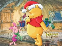 Winnie the pooh christmas jigsaw puzzle