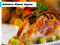 Delicious dinner jigsaw