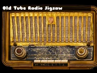 Old tube radio jigsaw