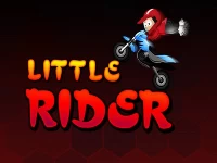 Little rider motorbike