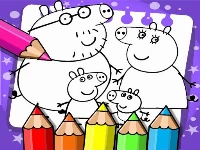 Peppa pig coloring book