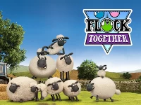 Shaun the sheep flock together