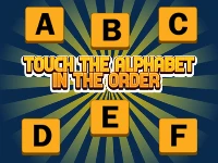 Touch the alphabet in the oder