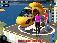 Helicopter taxi tourist transport