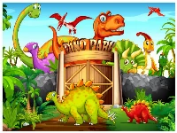 Dinosaurs jigsaw deluxe