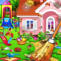 Sweet home cleaning : princess house cleanup game