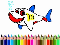 Bts shark coloring book