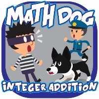 Math dog integer addition