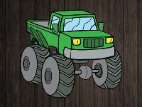 Monster truck jigsaw