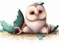 Cute owl slide