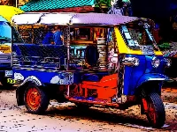 Tuk tuk tricycle puzzle