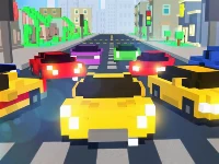 Blocky car racing