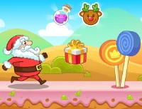 Christmas santa claus rush