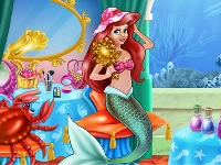 Mermaid makeup room