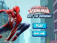 Spiderman spot the differences - puzzle game