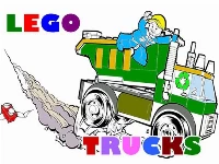 Lego trucks coloring