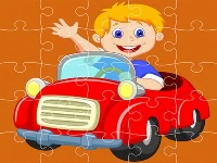 Pedal cars jigsaw