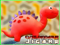 Cute dinosaur jigsaw