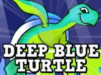 Deep blue turtle