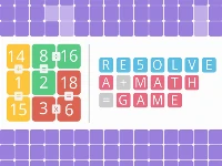 Resolve a math game