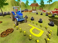 Tractor parking simulator