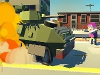 Tank smash zombie highway