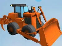 Bulldozer crash race - mad 3d racing game