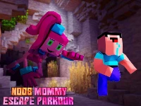 Noob mommy escape parkour