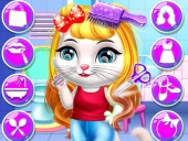 Chic baby kitty hair salon