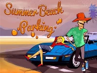 Summer beach parking