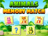 Animals memory match