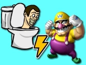 Skibidi toilet vs wario