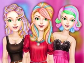 Fashion dye hair design