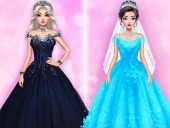 Frozen wedding dress up