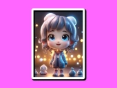 Chibi doll hidden stars