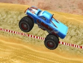 Monster truck speed stunt