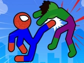 Stick man battle fighting