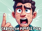 Cartoon pimple pop