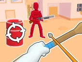 Stickman archer: shooting arrows at reds