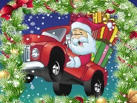 Christmas truck jigsaw