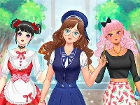 Kawaii high school teacher dress up