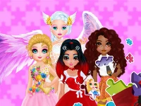 Puzzles - princesses and angels new look