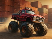 Monster truck racing game