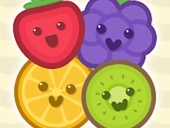 Fruit drop puzzle game