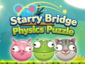 Starry bridge physics puzzle