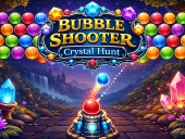 Bubble shooter crystal hunt