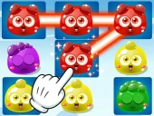 Jelly monsters link puzzle