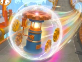 Cyber rolling going ball 3d