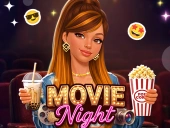 Movie night glam dress up