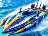 Turbo boat runner 3d